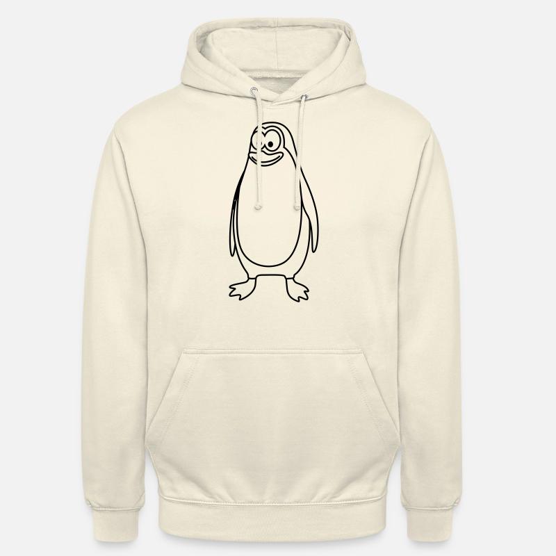 Pinguin Comic Tier - Unisex Hoodie - Vanille-Milchshake