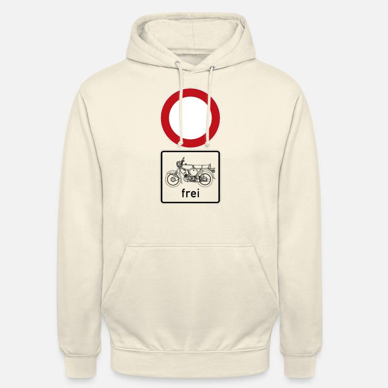 Durchfahrt verboten - Simson frei! - Unisex Hoodie - Vanille-Milchshake