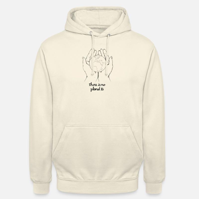 There is no planet b - Unisex Hoodie - Vanille-Milchshake