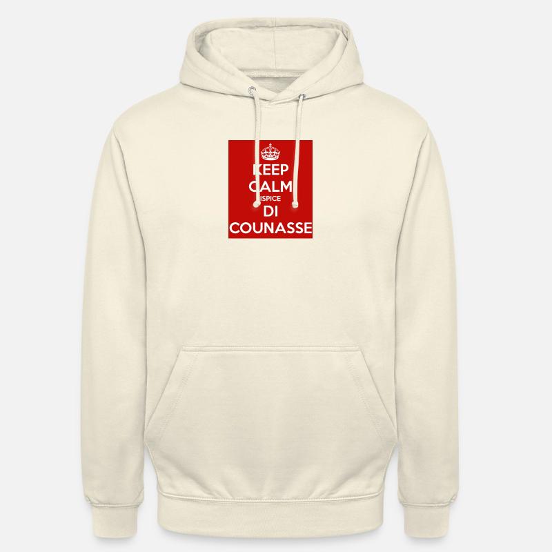 keep calm ispice di counasse - Sweat-shirt à capuche unisexe - vanille