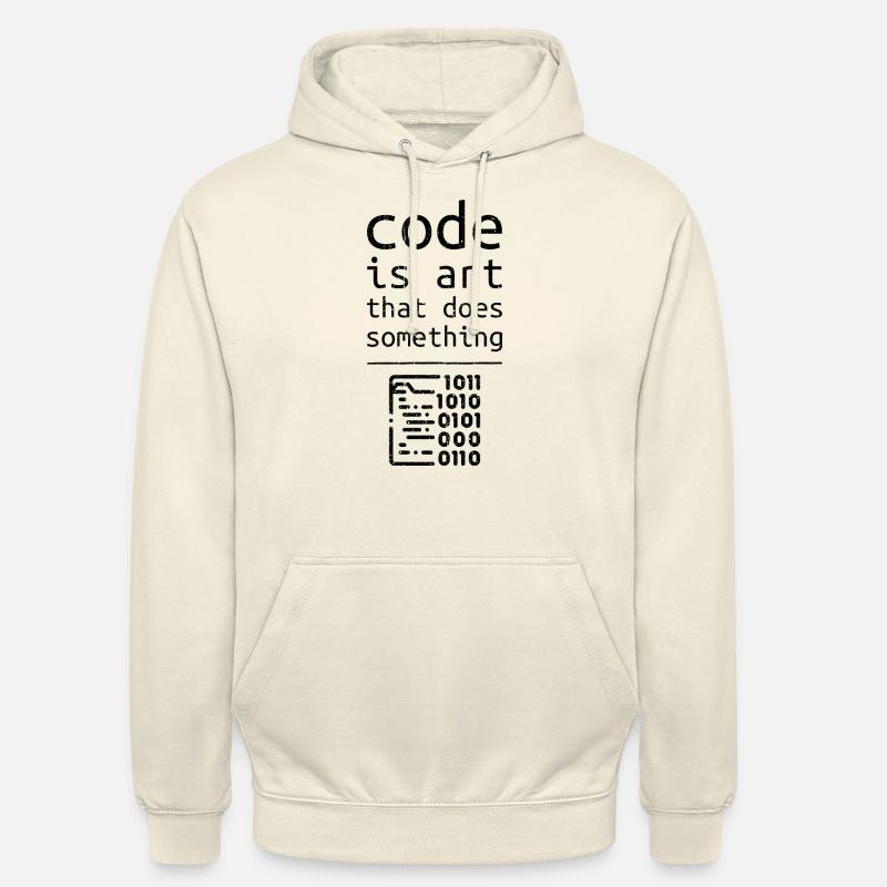 Code Coder Entwickler Programmierer Geschenk - Unisex Hoodie - Vanille-Milchshake