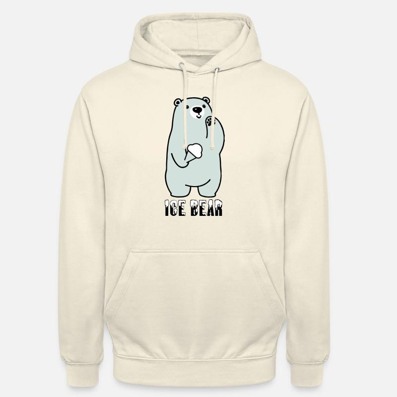 Ice Bear - Unisex Hoodie - Vanille-Milchshake