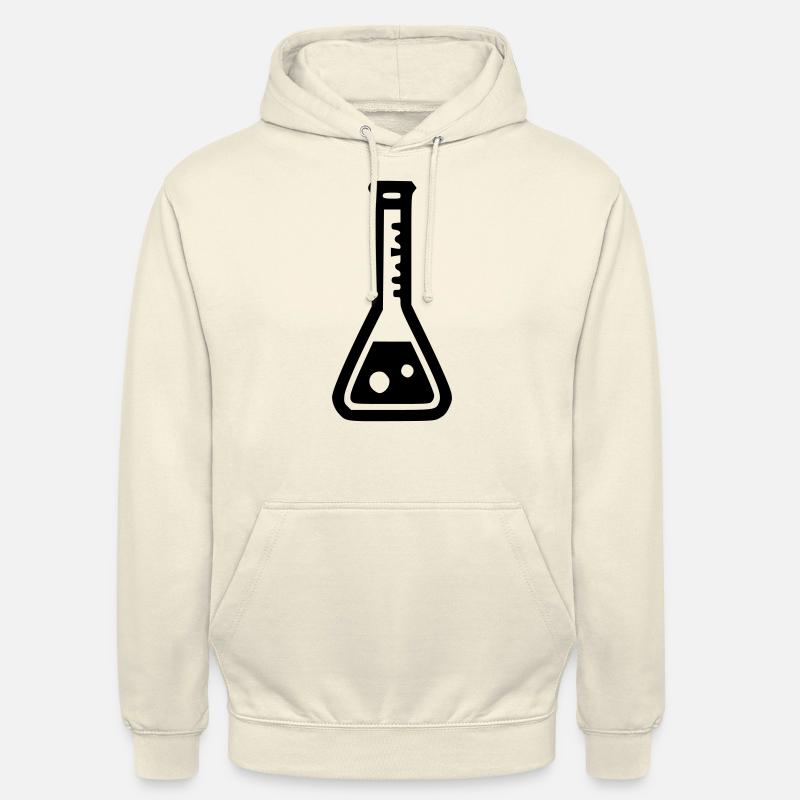 Erlenmeyer - Sweat-shirt à capuche unisexe - vanille
