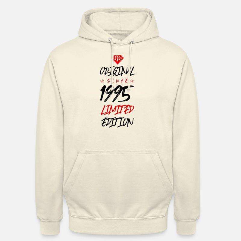 1995 Édition limitée - Sweat-shirt à capuche unisexe - vanille