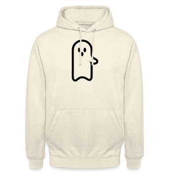 Geist - Unisex Hoodie - Vanille-Milchshake - Vorne - Alina (178cm) & Michal (187cm)