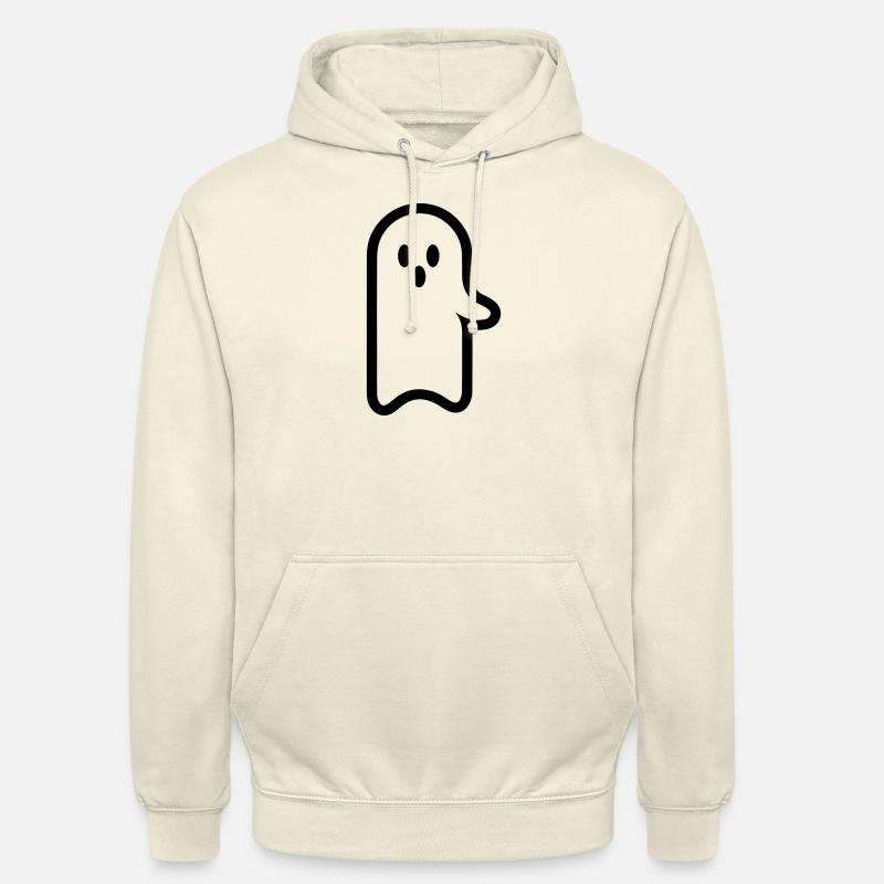Fantôme - Sweat-shirt à capuche unisexe - vanille