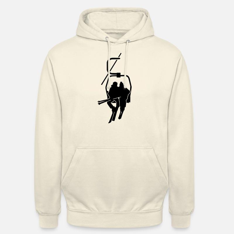 Skiing - Unisex Hoodie - vanilla