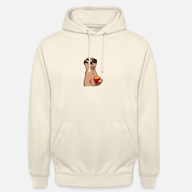 Frites Frites Suricate - Sweat-shirt à capuche unisexe - undefined