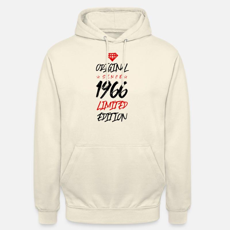 1966 Édition limitée - Sweat-shirt à capuche unisexe - vanille