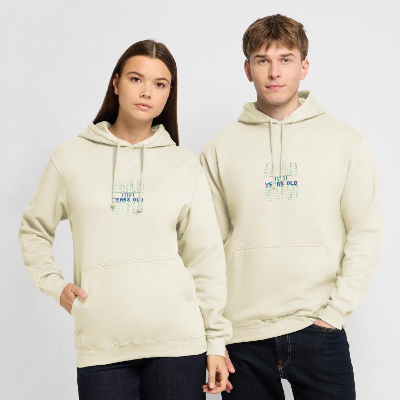 29th Birthday 29 years old Binary Code Coder Unisex Hoodie