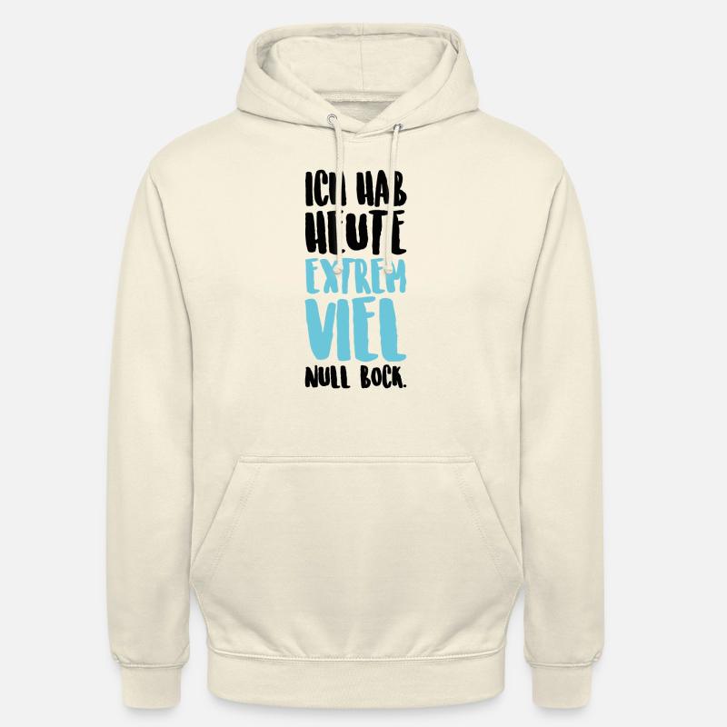 Kein Bock - Unisex Hoodie - Vanille-Milchshake