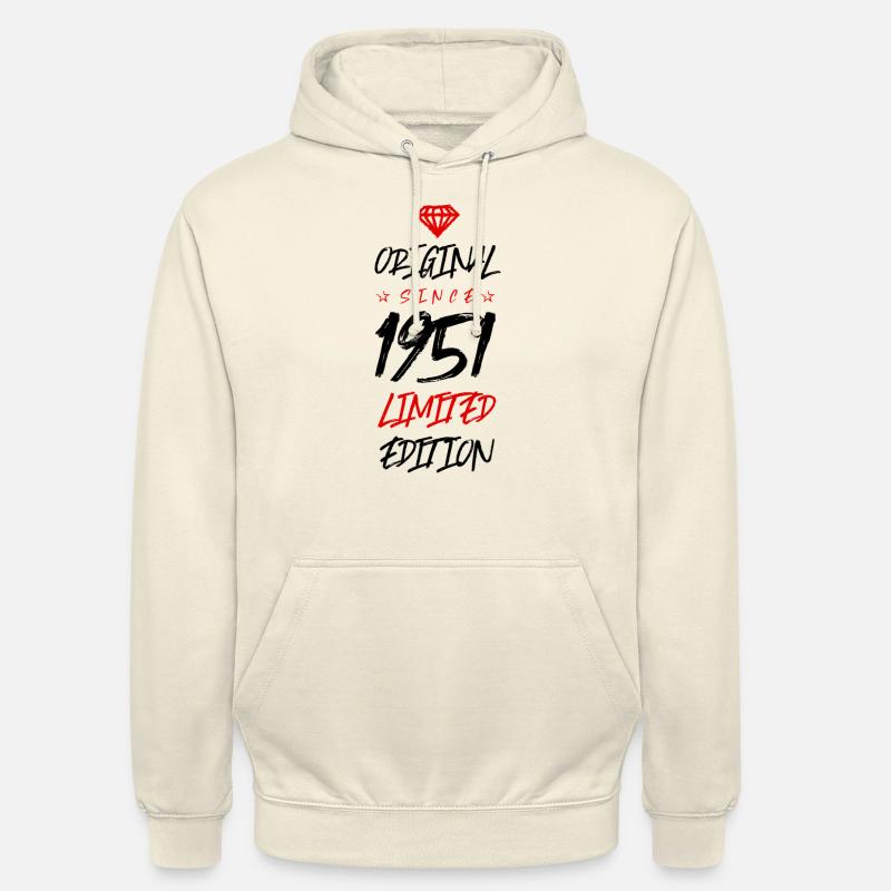 1951 Édition limitée - Sweat-shirt à capuche unisexe - vanille
