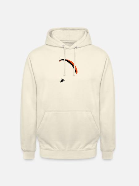 Paraglider Paragliding - Unisex Hoodie - vanilla