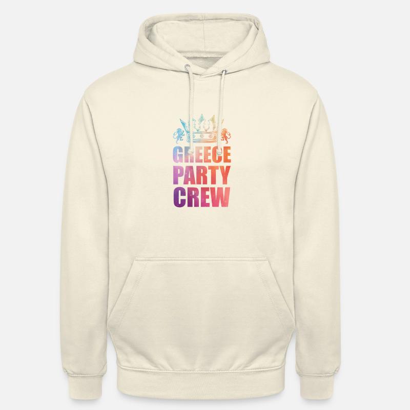 L’équipe du parti grec dit - Sweat-shirt à capuche unisexe - vanille