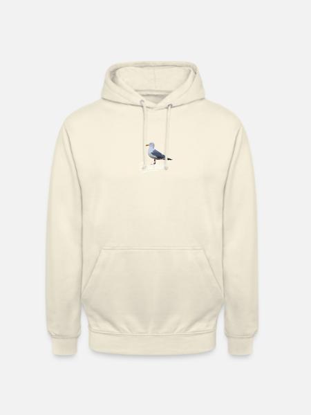 Möwe Mit Heul Leise Text - Unisex Hoodie - Vanille-Milchshake