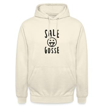 SALE GOSSE - Sweat-shirt à capuche unisexe - vanille - Devant - Alina (178cm) & Michal (187cm)