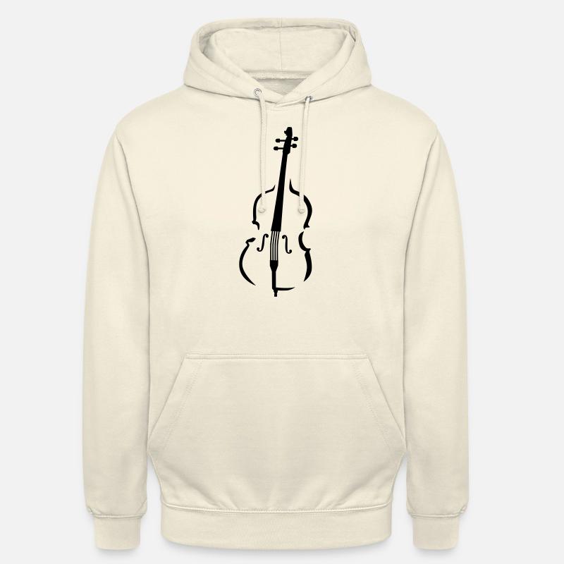 Contrabasse - Sweat-shirt à capuche unisexe - vanille