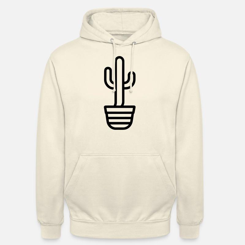 Cactus - Sweat-shirt à capuche unisexe - vanille