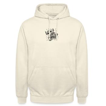 Das klopapier - Unisex Hoodie - Vanille-Milchshake - Vorne - Alina (178cm) & Michal (187cm)