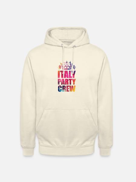 Italy Party Crew Saying - Unisex Hoodie - vanilla