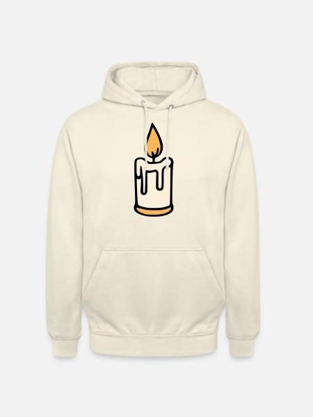 Kerze - Unisex Hoodie - Vanille-Milchshake