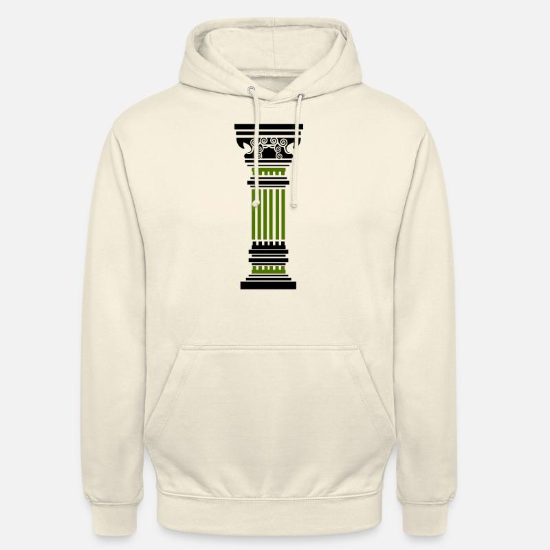 antike säule - Unisex Hoodie - Vanille-Milchshake