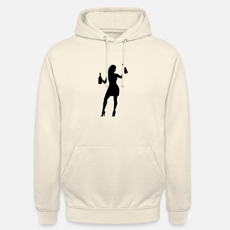 Femme Fun Icône - Sweat-shirt à capuche unisexe - vanille