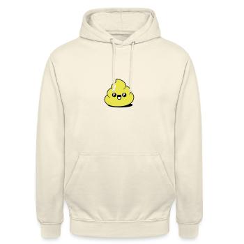 Lustiger Kack - Unisex Hoodie - Vanille-Milchshake - Vorne - Alina (178cm) & Michal (187cm)