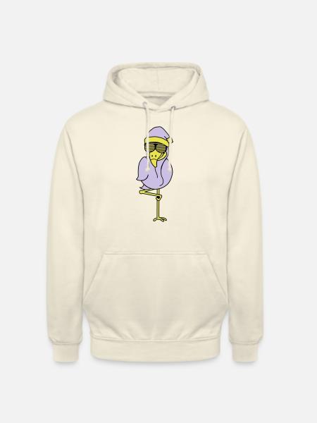flamingo weihnachtsmann - Unisex Hoodie - Vanille-Milchshake