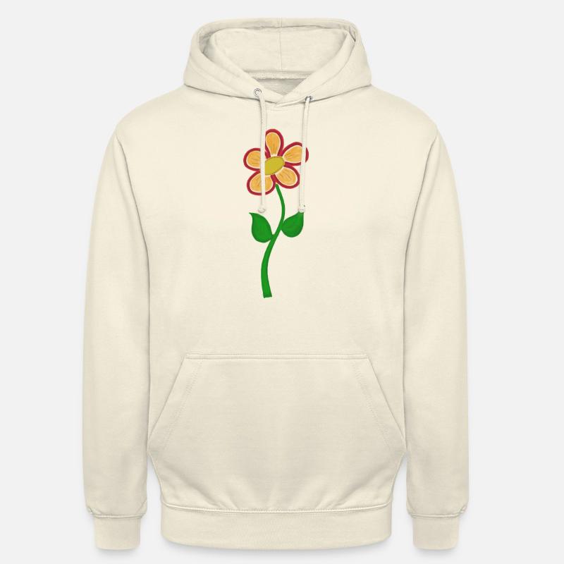 Chère fleur brille sur vous - Sweat-shirt à capuche unisexe - vanille