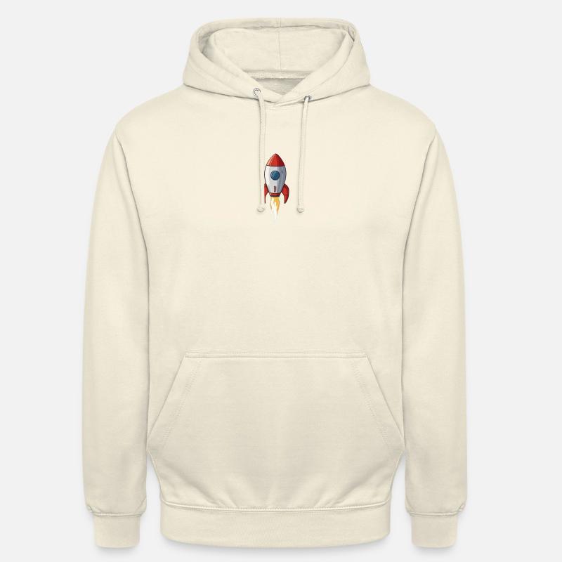 Fusée comique - Sweat-shirt à capuche unisexe - vanille