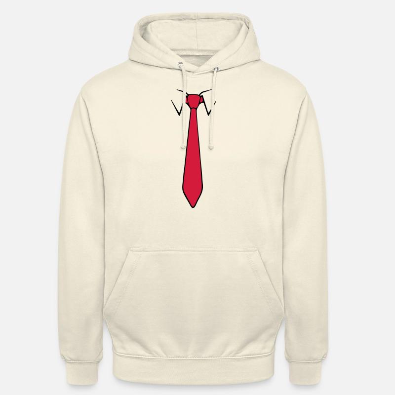 Krawatte - Unisex Hoodie - Vanille-Milchshake
