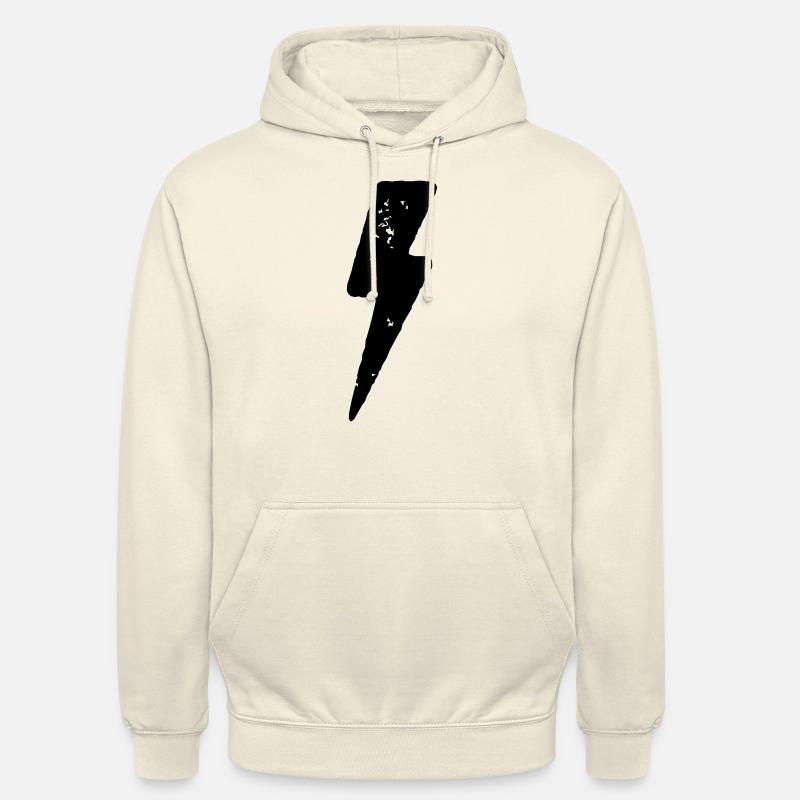Strom Blitz Icon - Unisex Hoodie - Vanille-Milchshake