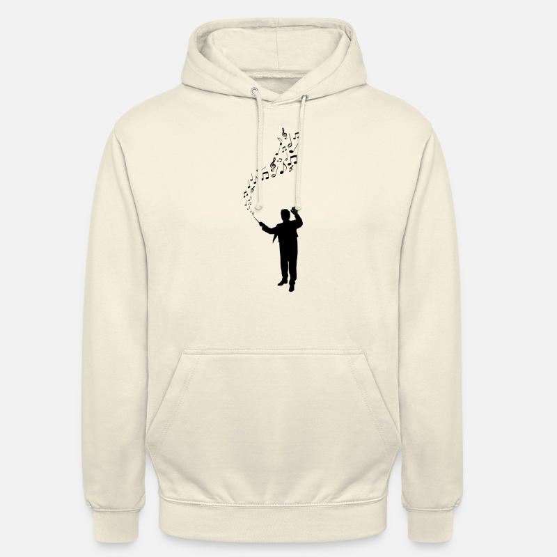 Dirigent - Maestro - Noten - Unisex Hoodie - Vanille-Milchshake
