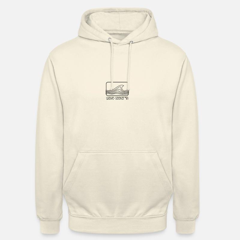 Mode de surf élégante - Sweat-shirt à capuche unisexe - vanille