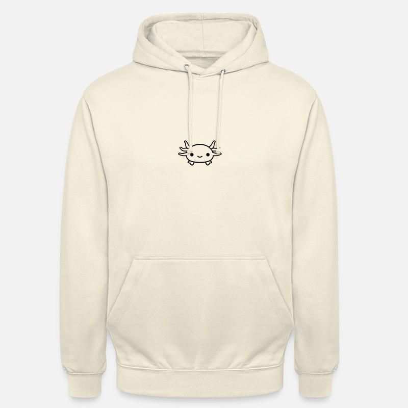 axolotl - Sweat-shirt à capuche unisexe - vanille