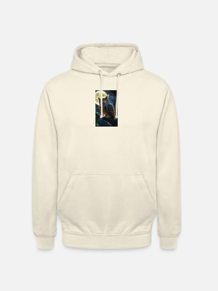 Majestätische Eule - Unisex Hoodie - Vanille-Milchshake