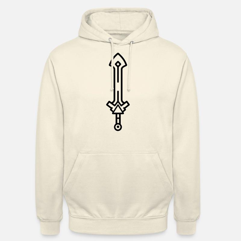 épée - Sweat-shirt à capuche unisexe - vanille