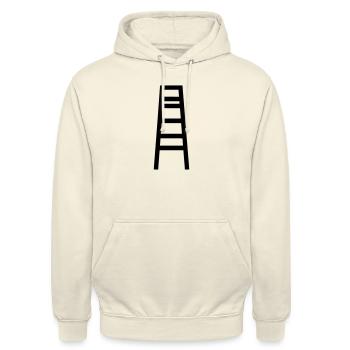 Leiter - Unisex Hoodie - Vanille-Milchshake - Vorne - Alina (178cm) & Michal (187cm)