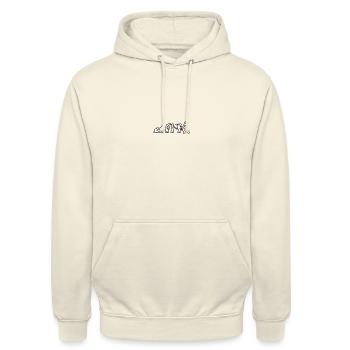 Evolution Baseball White Grunge - Unisex Hoodie - Vanille-Milchshake - Vorne - Alina (178cm) & Michal (187cm)