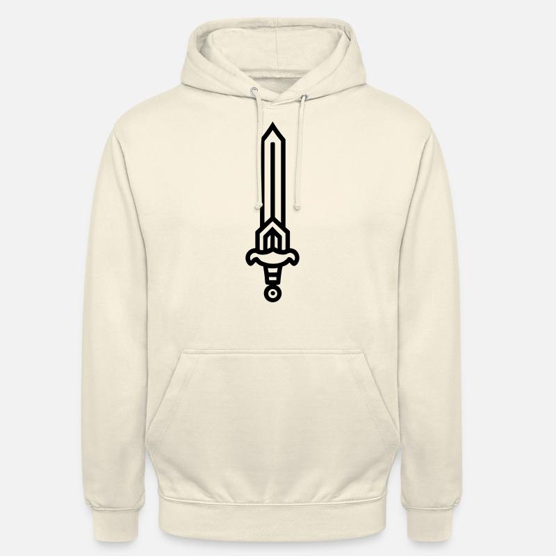 épée - Sweat-shirt à capuche unisexe - vanille