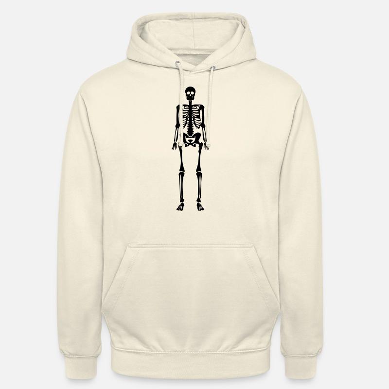 conception de crâne - Sweat-shirt à capuche unisexe - vanille