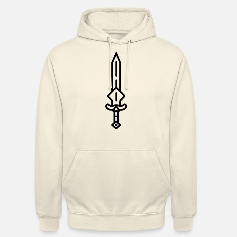 épée - Sweat-shirt à capuche unisexe - vanille