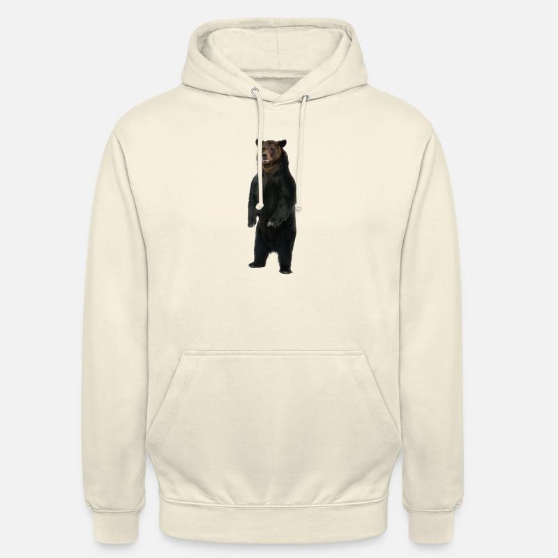 Stehender Bär - Unisex Hoodie - Vanille-Milchshake