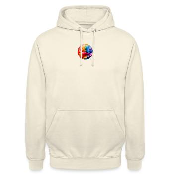 Poppy Bunt - Unisex Hoodie - vanilla - Front - Alina (178cm) & Michal (187cm)
