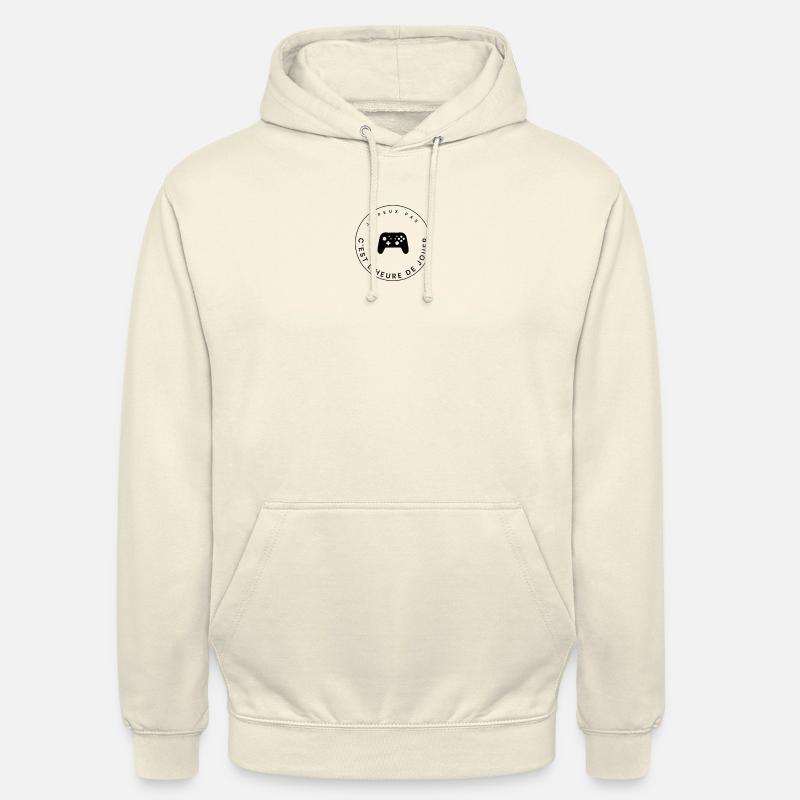 C'est l'heure de jouer - Sweat-shirt à capuche unisexe - vanille
