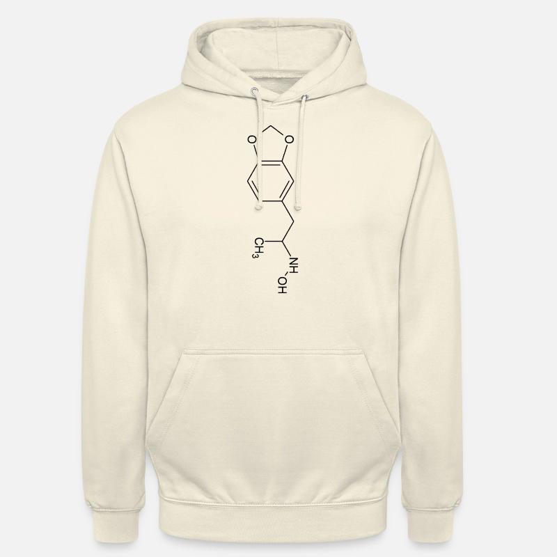 MDMA Strukturformel - Unisex Hoodie - Vanille-Milchshake