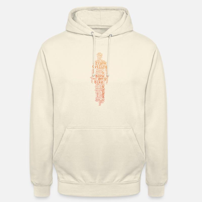 Cyclisme Cyclisme VTT Cyclisme - Sweat-shirt à capuche unisexe - vanille