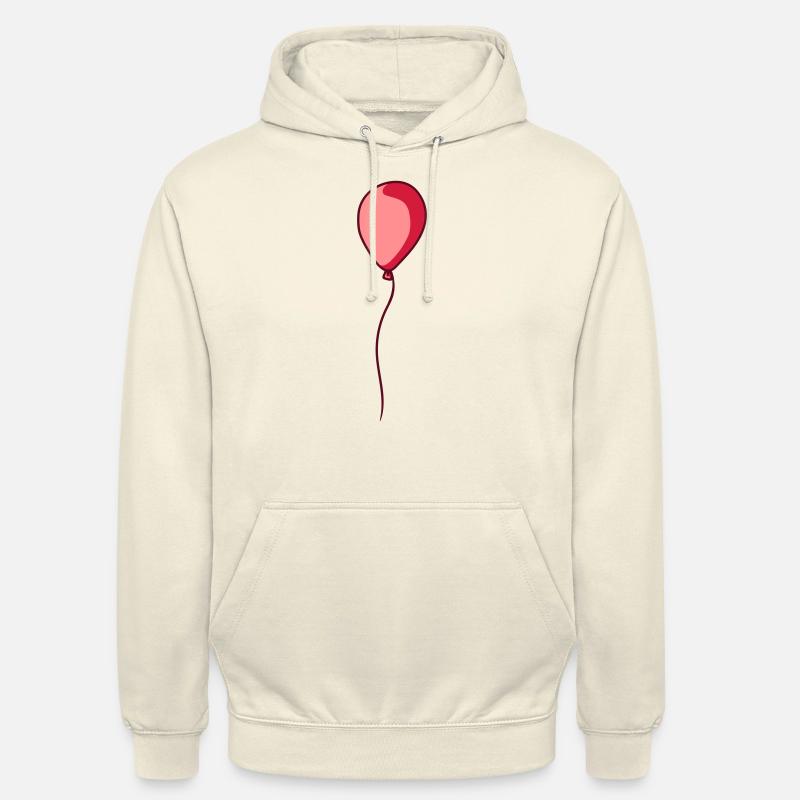 Glaenzender schwebender Luftballon - Unisex Hoodie - Vanille-Milchshake