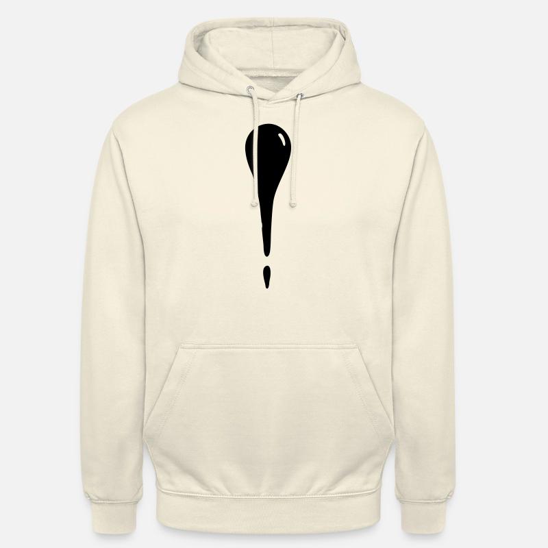 Wassertropfen - Träne - Unisex Hoodie - Vanille-Milchshake